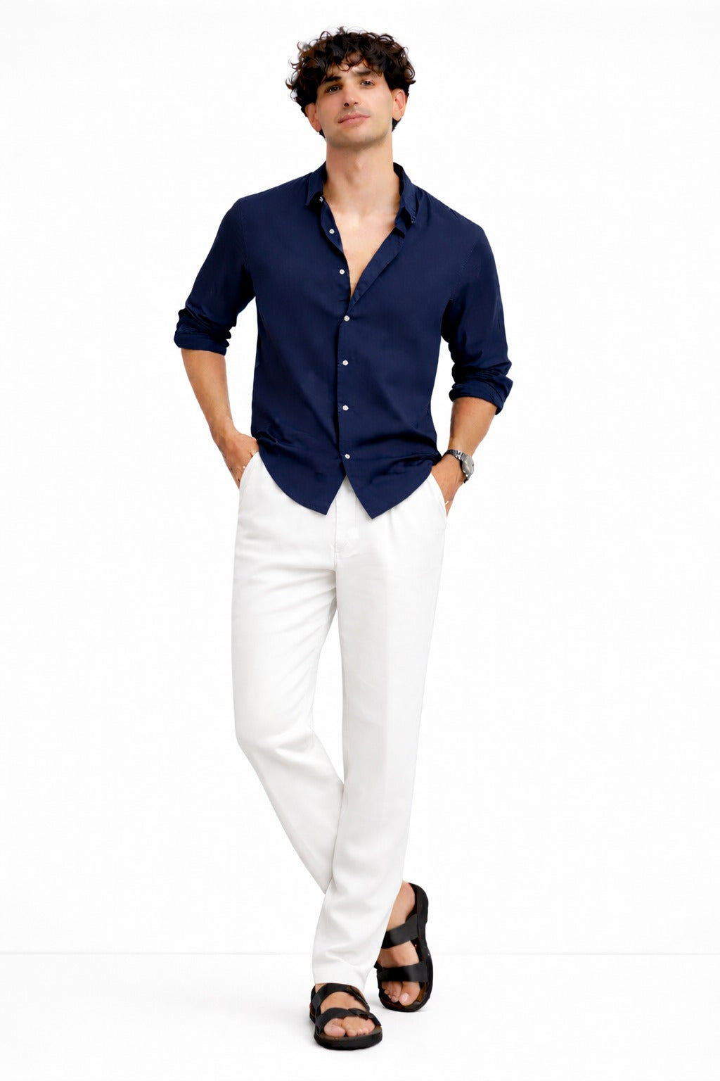 white dress shirt with navy blue pants & Pant Set – Malesist Our signature athletic fit Vintage Inspired and Original Size:8-10 Y Rev:OS